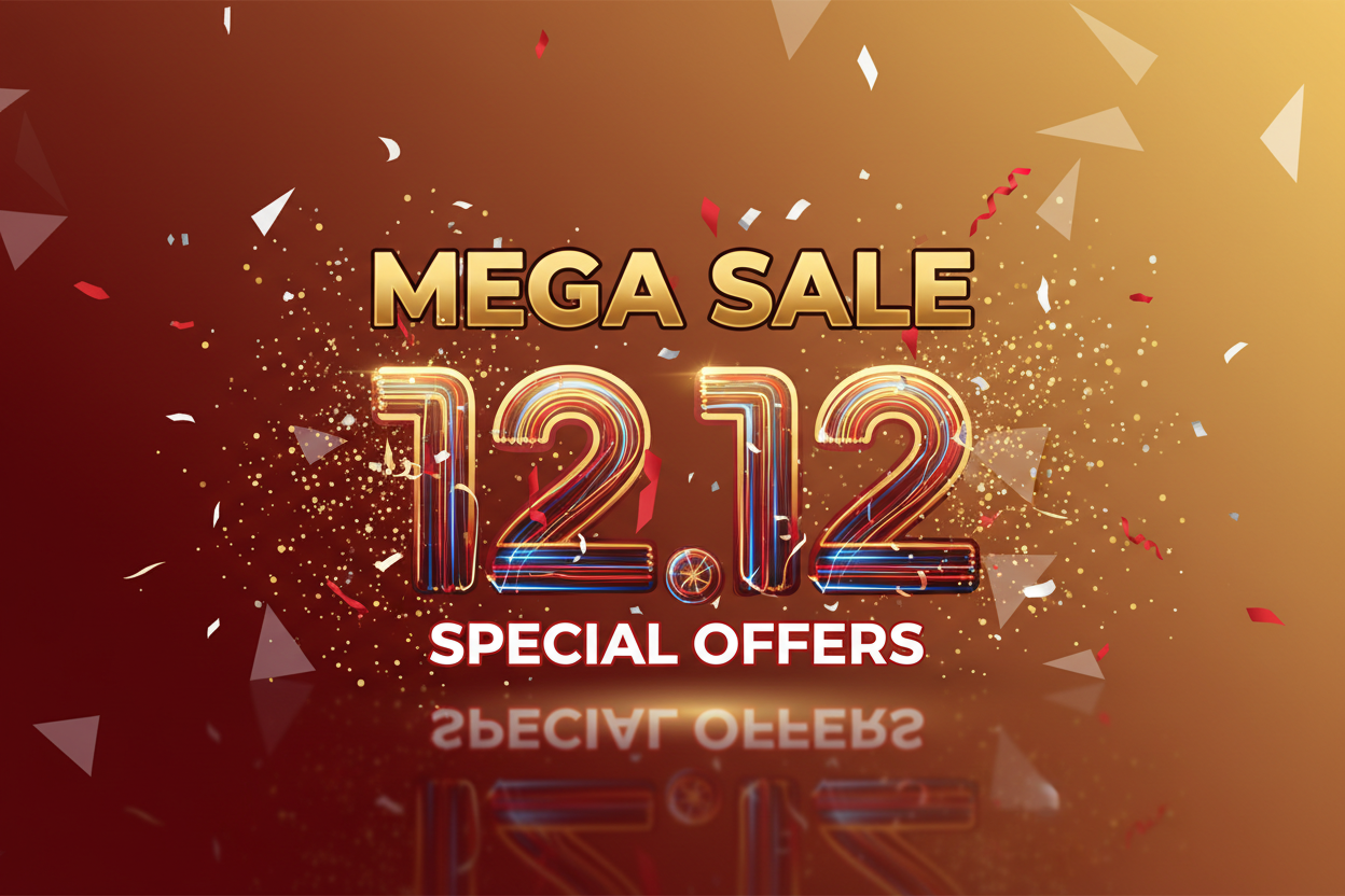 Make a banner for 12.12 sale 